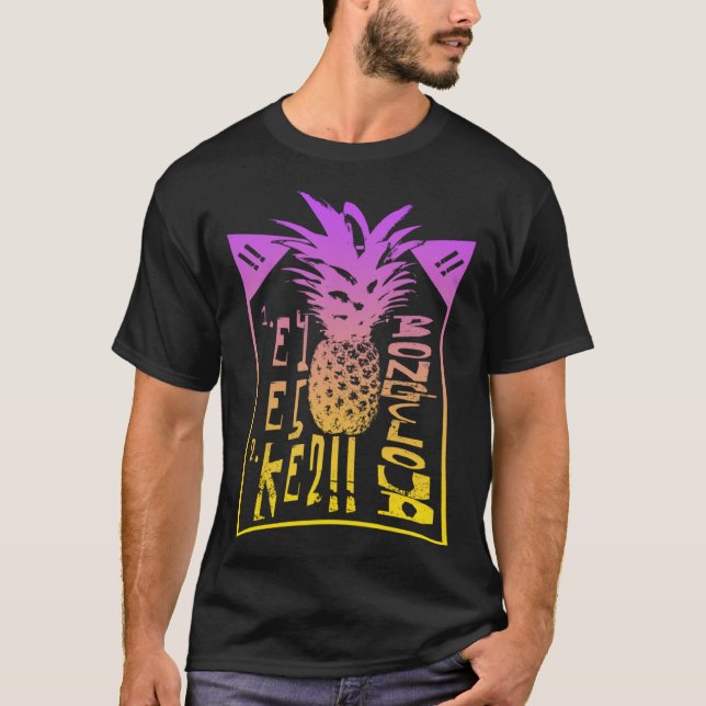 T-shirt Bong nuage Échecs Ananas Bongcloud Échecs Ouvertur (Devant)