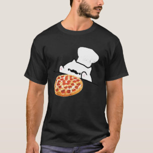 T-shirt Bongo Chat Pizza Chef Dank Mèmes