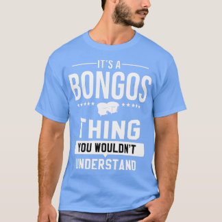 T-shirt Bongos Percussion Instrument de musique Drum Bongo