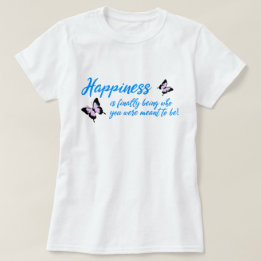 T-shirt Bonheur (LGBT gay lesbien transgenre)