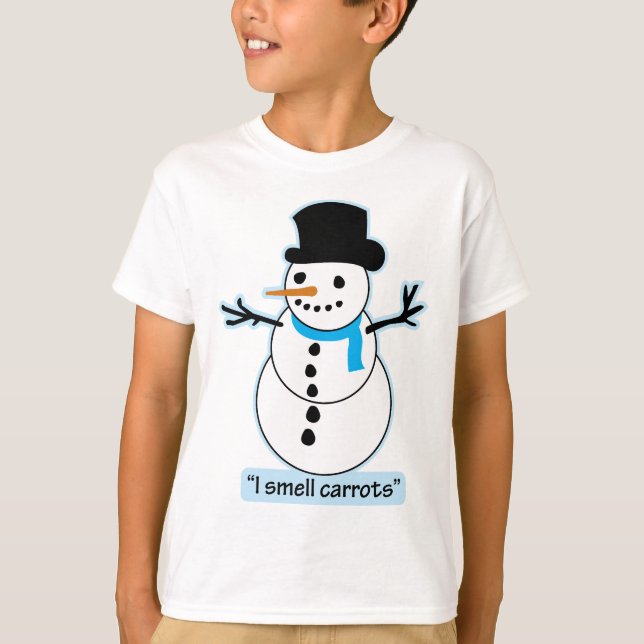 T-shirt bonhomme de neige (Devant)