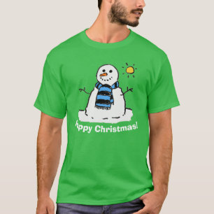 T-shirt Bonhomme de neige avec Joyeux Noël !