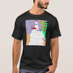T-shirt Bonhomme de neige de la ville haute