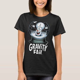 T-shirt Bonhomme de Neige Échec de Gravité
