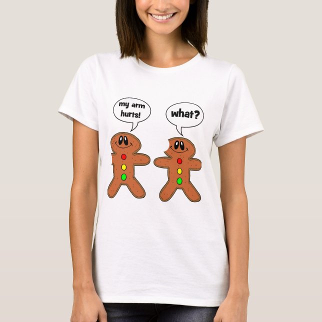 T-shirt bonhomme en pain d'épice (Devant)