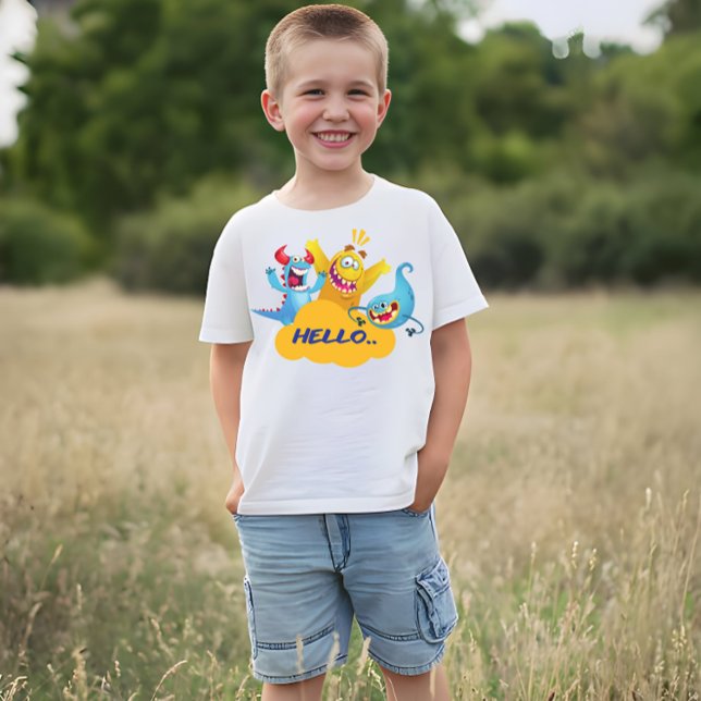 T-shirt Bonjour (Créateur téléchargé)