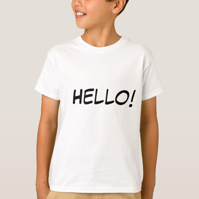 T-shirt Bonjour ! (Devant)
