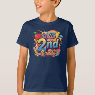 T-shirt Bonjour 2e année