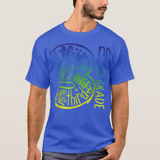 T-shirt Bonjour 3e année 3e année Retour à l'école Enseign