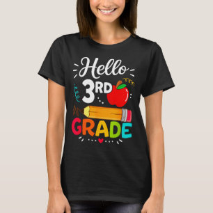 T-shirt Bonjour 3e année drôle de rentrée des classes ense