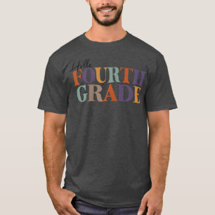 T-shirt Bonjour 4E Année Premier Jour De L'École Professeu