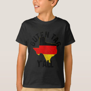 T-shirt Bonjour à tous drôle Texas Allemagne allemand Cade