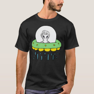 T-shirt Bonjour Alien À Ufo