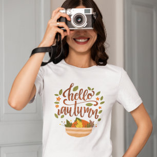 T-shirt Bonjour automne