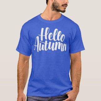 T-shirt Bonjour Automne Amour Automne Design