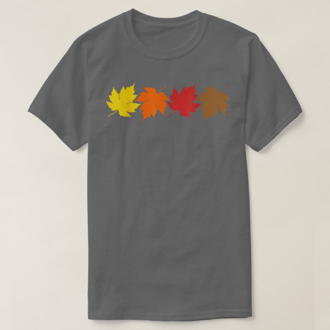 T-shirt Bonjour Automne Feuilles Automne (Design devant)