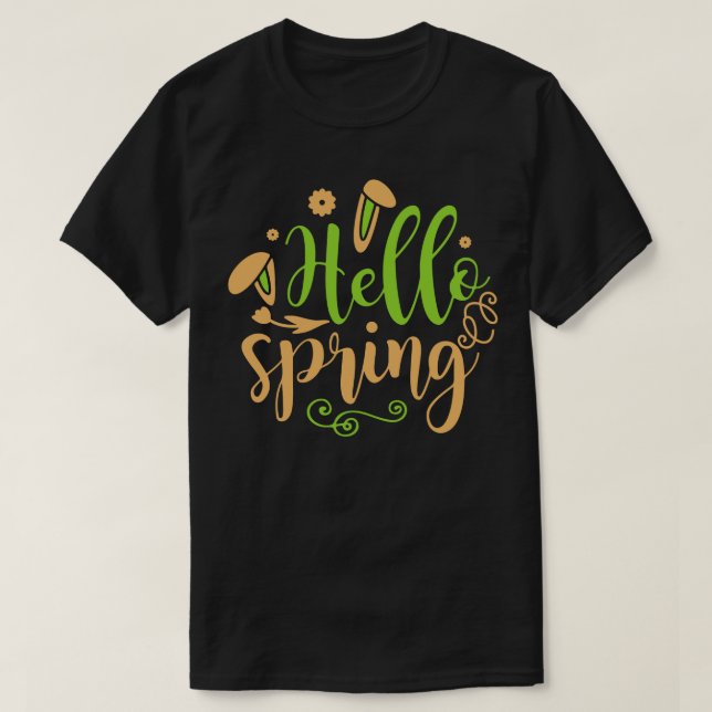 T-shirt Bonjour Bunny Spring (Design devant)