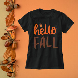T-shirt Bonjour Cheveux Automne Acorn