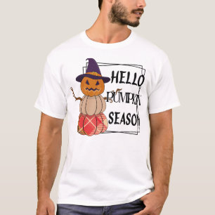 T-shirt Bonjour Citrouille saison Boogeyman