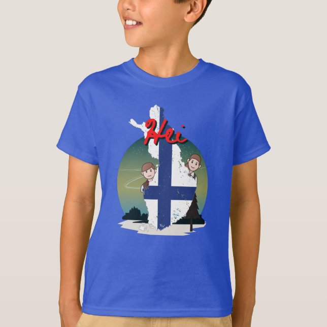 T-shirt Bonjour de Finlande (Devant)