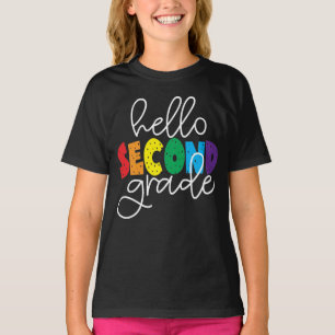 T-shirt Bonjour Enseignant de 2e année Premier jour T-Shir