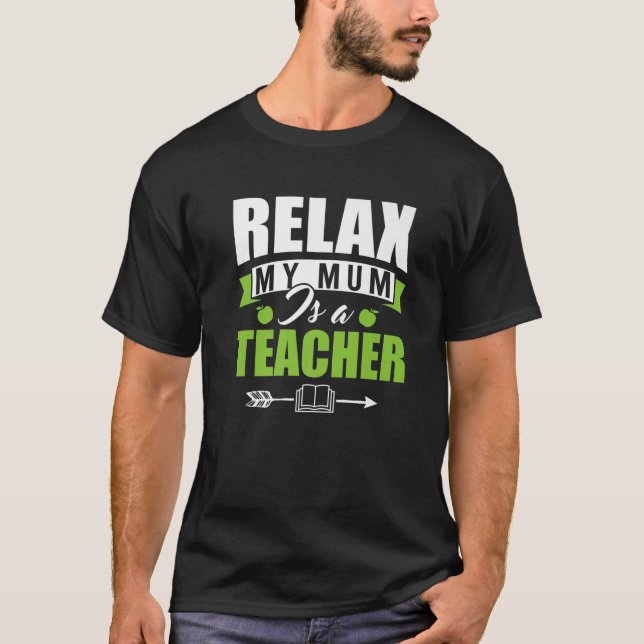T-shirt Bonjour Équipe 2E Année Deuxième Année Retour À L' (Devant)