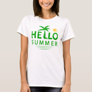 T-shirt Bonjour été