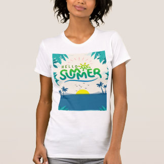 T-shirt Bonjour été