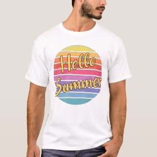 T-shirt Bonjour été