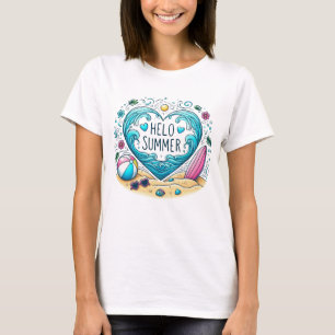 T-shirt Bonjour été