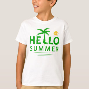 T-shirt Bonjour été