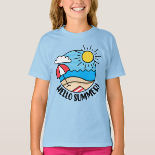 T-shirt Bonjour été 2