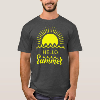 T-shirt Bonjour été 2