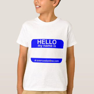 T-shirt Bonjour étiquette