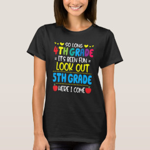 T-shirt Bonjour Étudiant De 5E Année Retour À L'École Arg