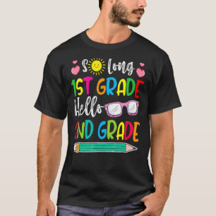 T-shirt Bonjour Étudiante De 2E Année Retour À L'École Arg
