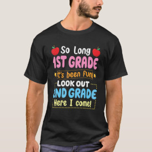 T-shirt Bonjour Étudiante De 2E Année Retour À L'École Arg