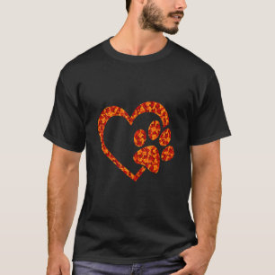 T-shirt Bonjour feuilles d'automne de l'automne Chien & em