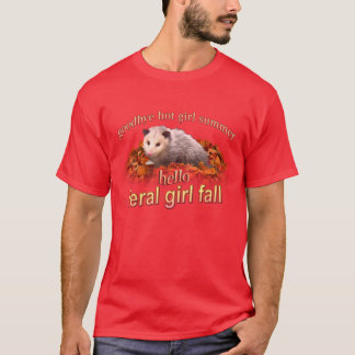 T-shirt Bonjour Fille Sauvage Automne bien