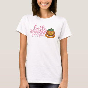 T-shirt Bonjour Gourd geous Funny Citrouille d'Halloween