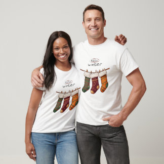 T-shirt Bonjour hiver