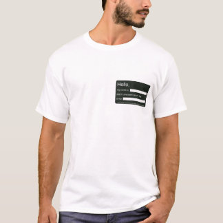T-shirt Bonjour, je suis bousculade libre depuis