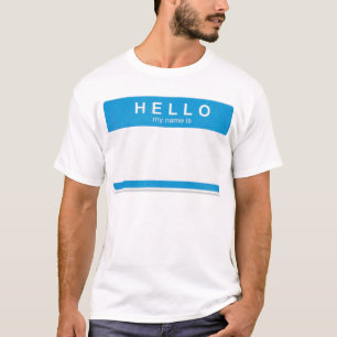 T-shirt Bonjour je suis chemise de Nametag