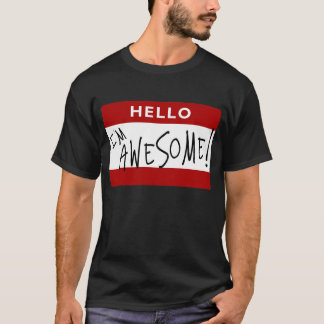 T-shirt Bonjour je suis impressionnant !