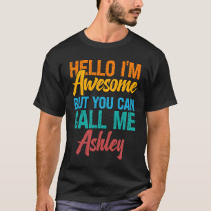 T-shirt Bonjour, je suis Incroyable mais vous pouvez m'app