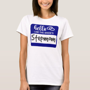 T-shirt Bonjour Je suis le Mariage de la mariée Stepmamie 