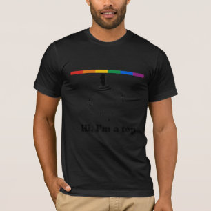 T-shirt BONJOUR, je suis UN DESSUS