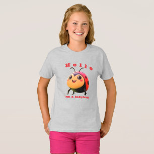 T-SHIRT BONJOUR JE SUIS UN LADYBUG