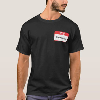 T-shirt Bonjour je suis un végétarien