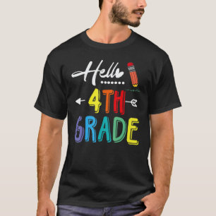 T-shirt Bonjour l'équipe de 4e année Professeur de quatriè